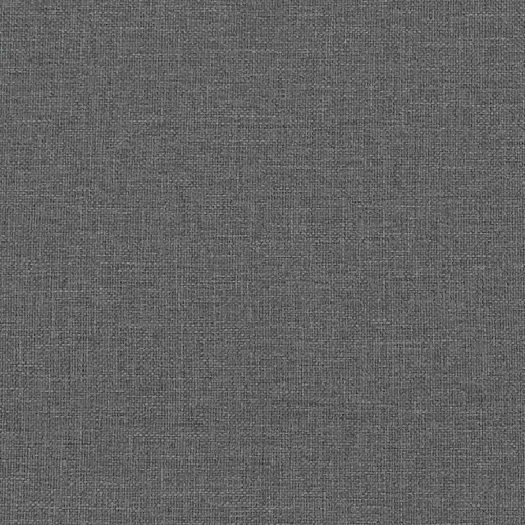 Relaxační Křeslo Tmavě Šedé Textil