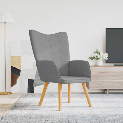 Relaxační Křeslo Se Stoličkou Textil