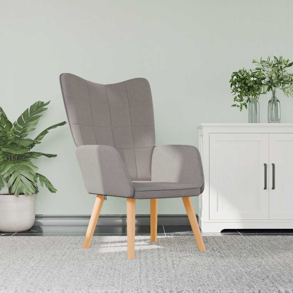 Relaxační Křeslo Se Stoličkou Textil
