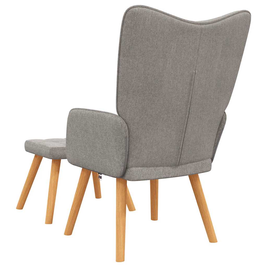 Relaxační Křeslo Se Stoličkou Textil