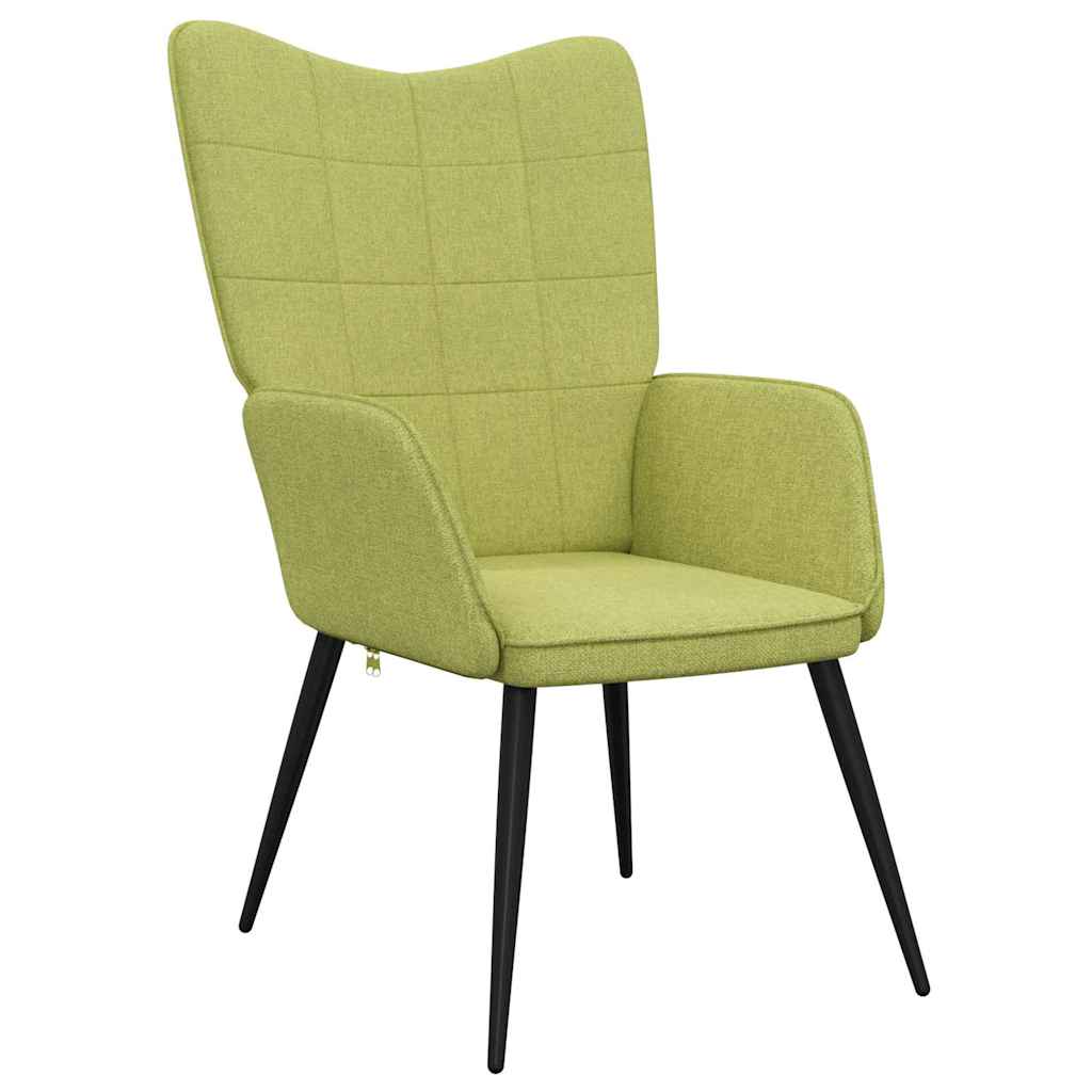 Relaxační Židle Zelená Textil