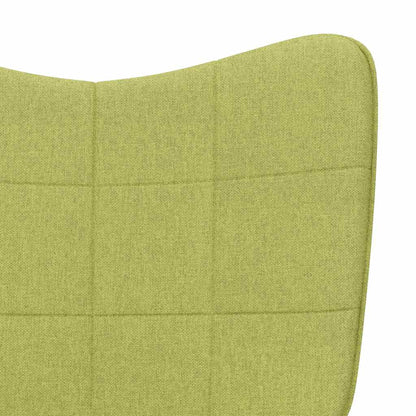 Relaxační Židle Zelená Textil