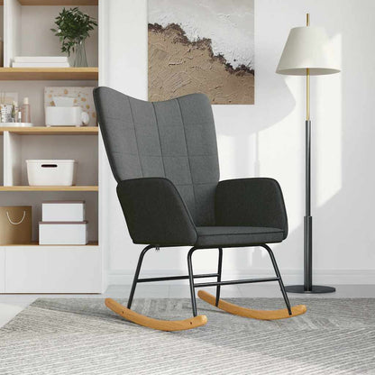 Houpací Křeslo Světle Šedé Textil