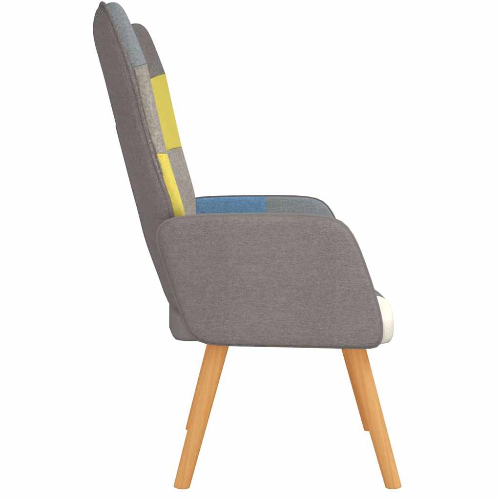 Relaxační Křeslo Patchwork Textil