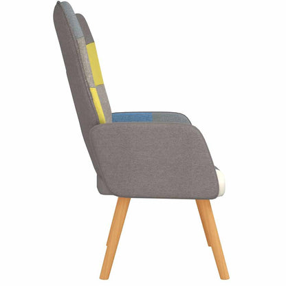 Relaxační Křeslo Patchwork Textil