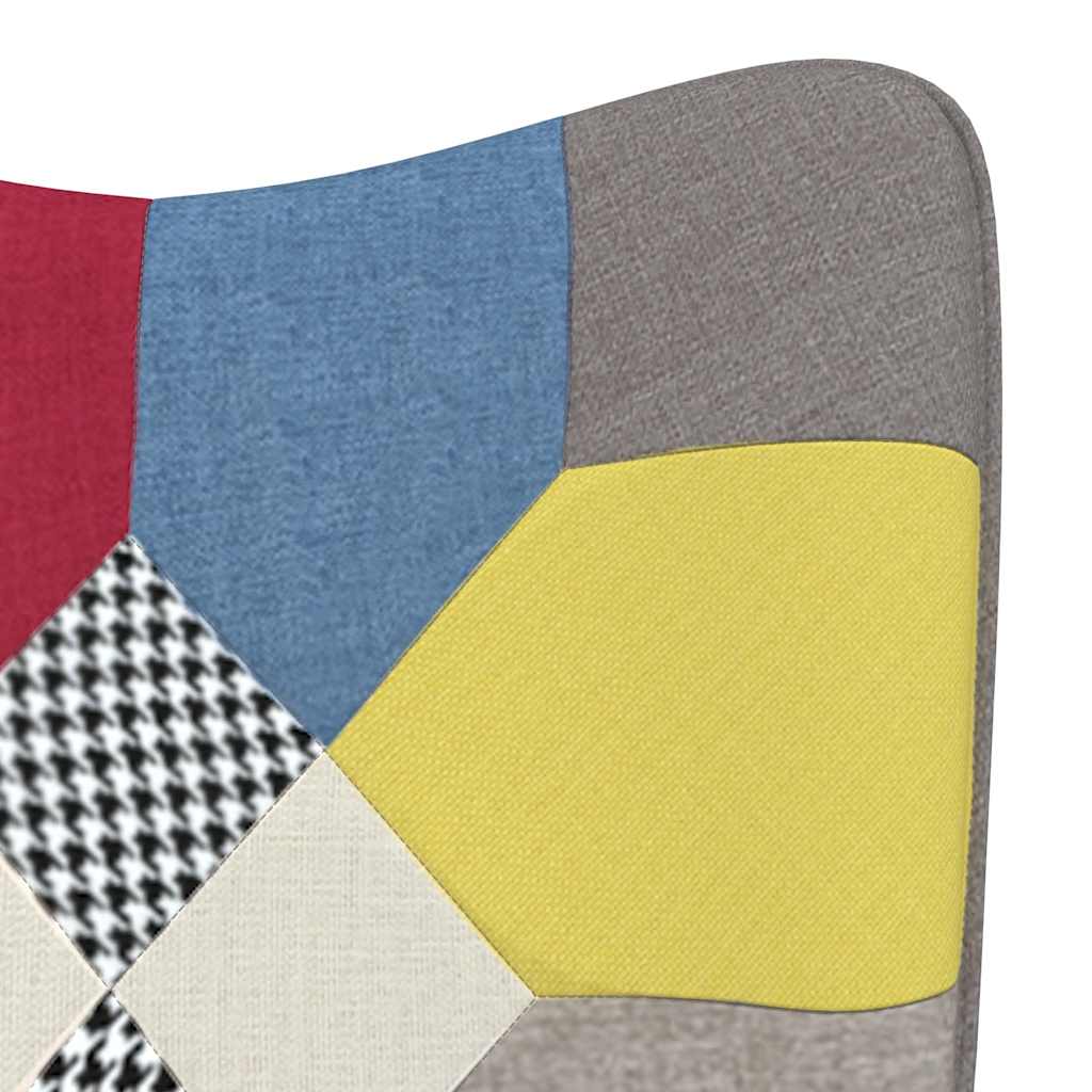Relaxační Křeslo Patchwork Textil