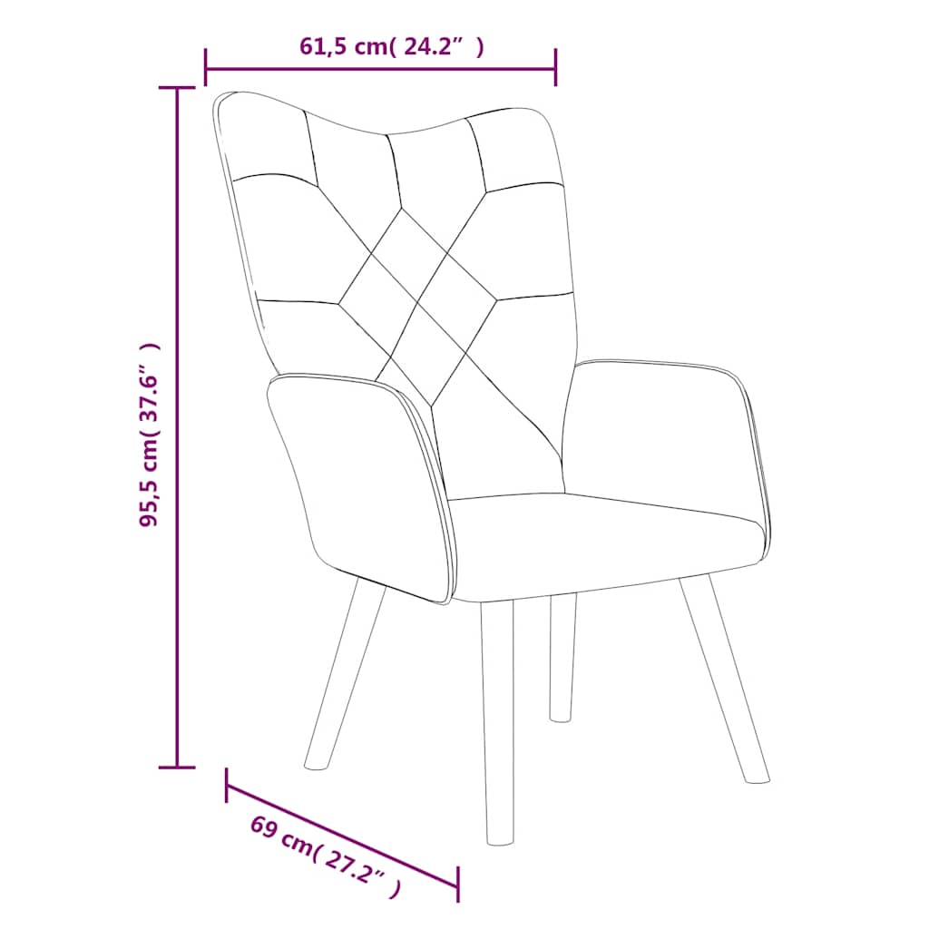 Relaxační Křeslo Patchwork Textil