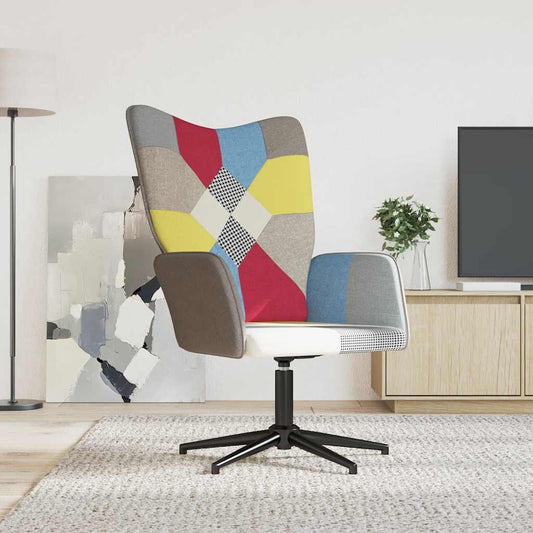 Relaxační Křeslo Patchwork Textil