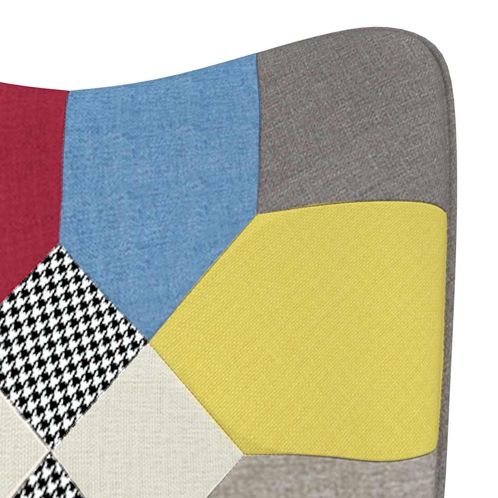 Relaxační Křeslo Patchwork Textil