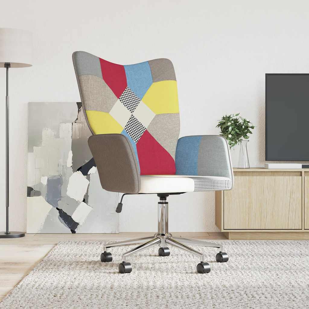 Relaxační Křeslo Patchwork Textil
