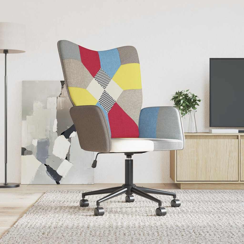 Relaxační Křeslo Patchwork Textil