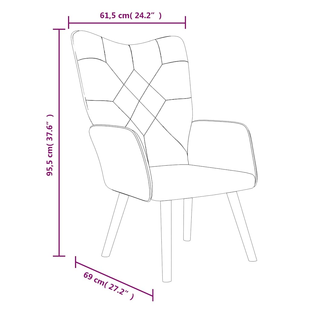 Relaxační Křeslo Patchwork Textil