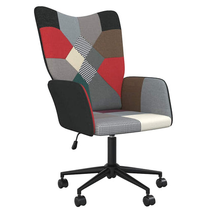 Relaxační Křeslo Patchwork Textil