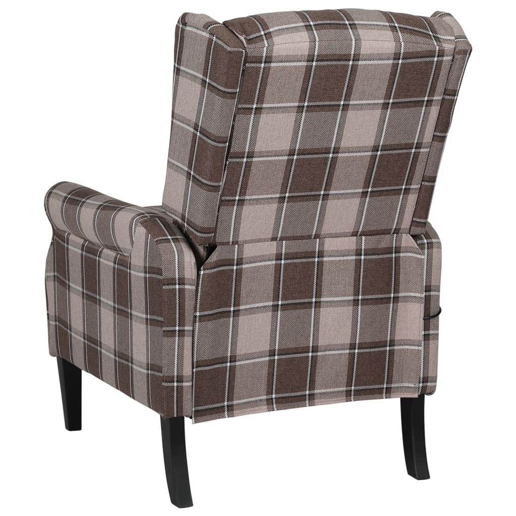 Masážní Polohovací Křeslo Béžové Textil