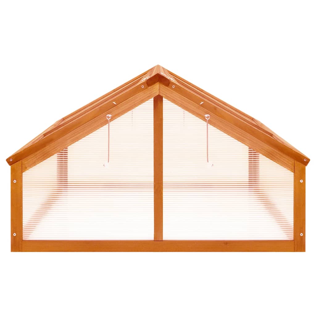 Skleník 114 X 80 X 50 Cm Jedlové Dřevo