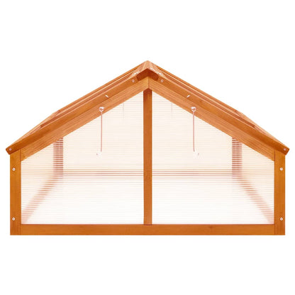 Skleník 114 X 80 X 50 Cm Jedlové Dřevo