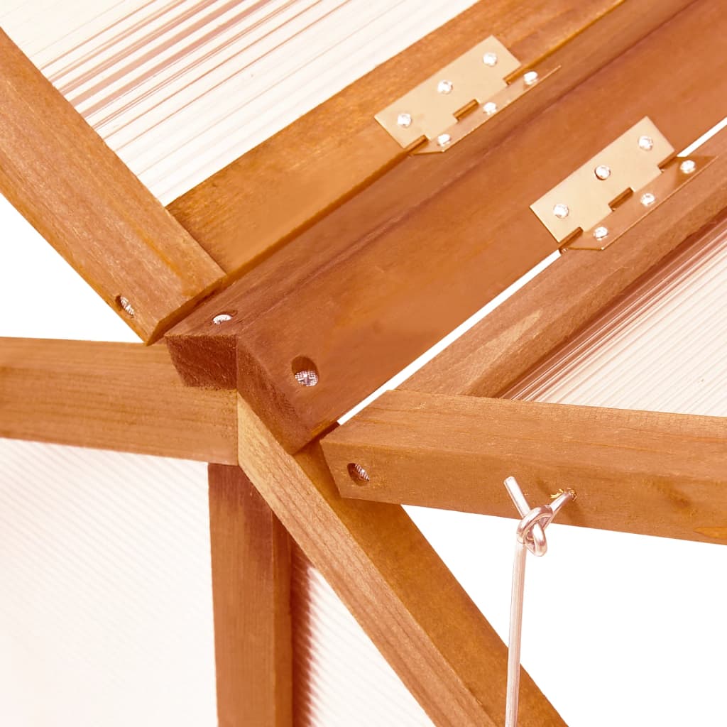 Skleník 114 X 80 X 50 Cm Jedlové Dřevo