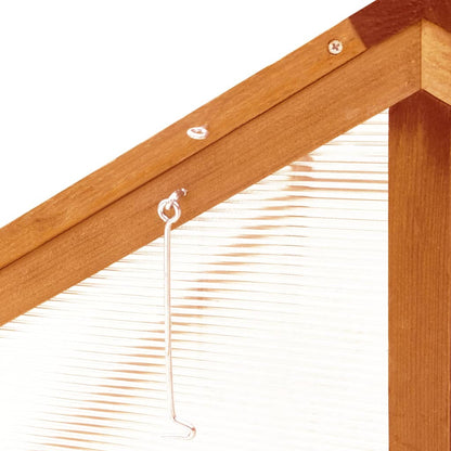 Skleník 114 X 80 X 50 Cm Jedlové Dřevo