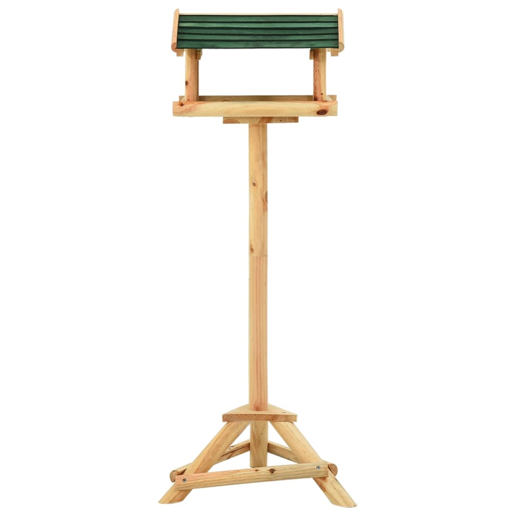 Krmítko Se Stojanem 37 X 28 X 100 Cm Masivní Jedlové Dřevo