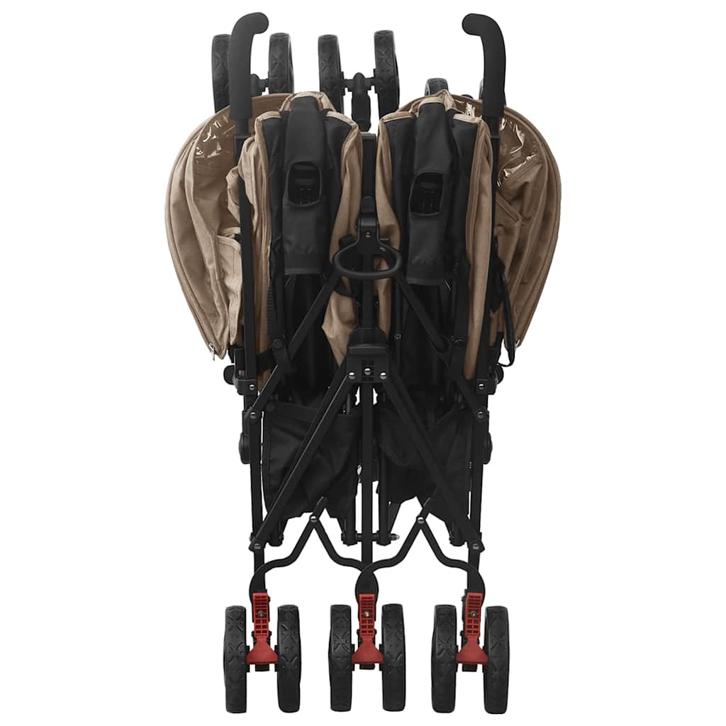 Dvojitý Kočárek Ocel