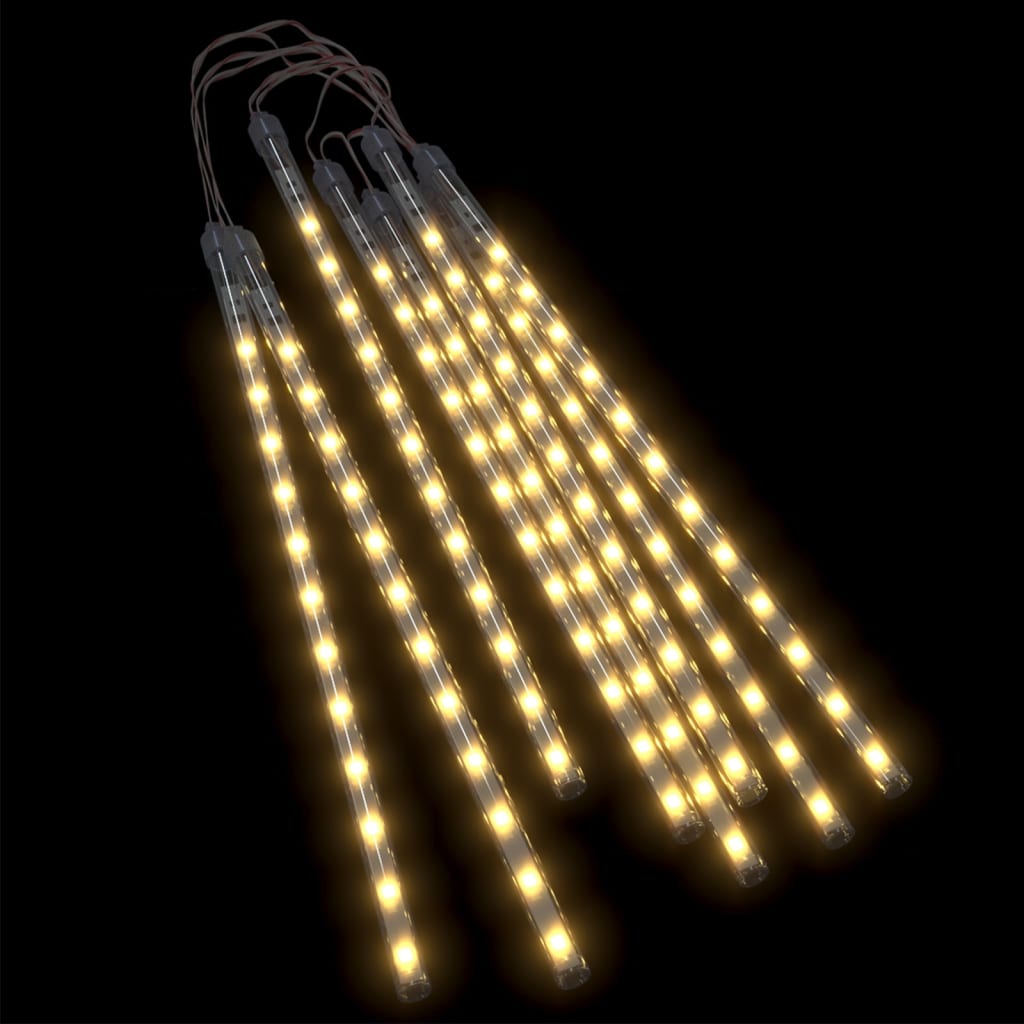 Padající Světla 8 Ks 192 Led Dovnitř I Ven Teplá Bílá
