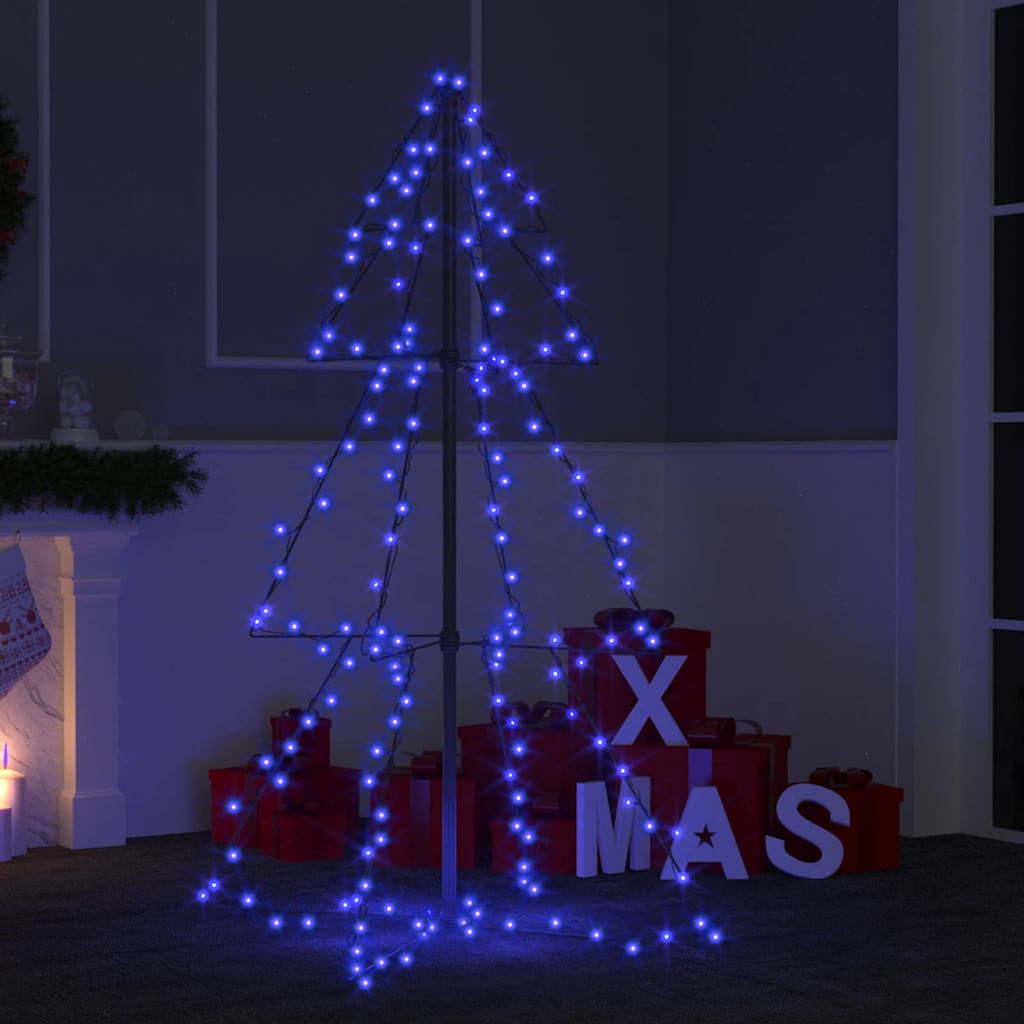 Vánoční Stromek Kužel 160 Led Diod Dovnitř I Ven 78 X 120 Cm