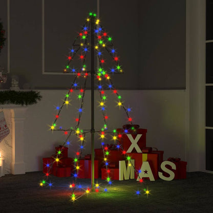 Vánoční Stromek Kužel 160 Led Diod Dovnitř I Ven 78 X 120 Cm