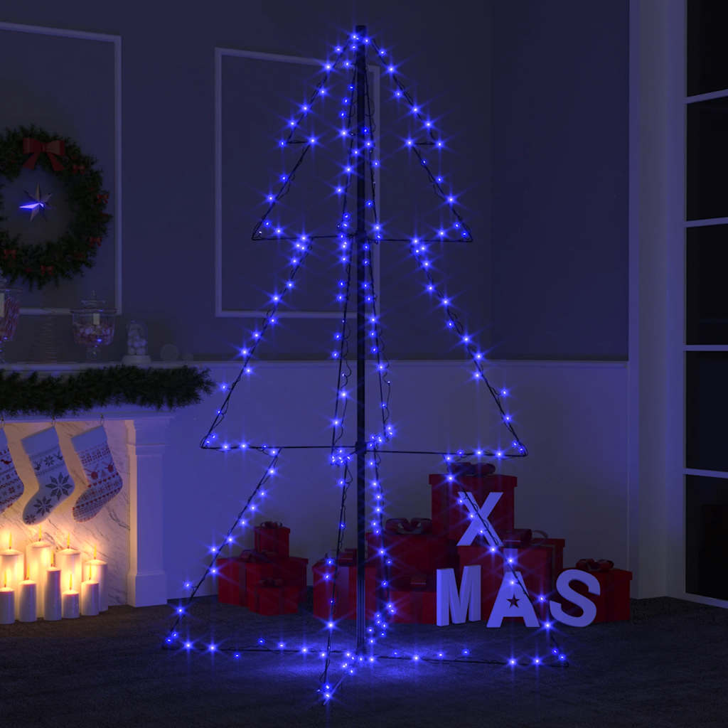 Vánoční Stromek Kužel 160 Led Diod Dovnitř I Ven 78 X 120 Cm