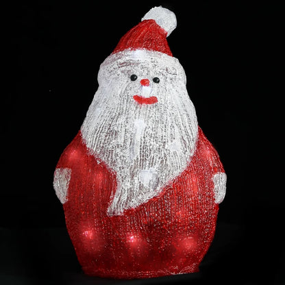 Vánoční Akrylový Santa S Led Vnitřní I Venkovní 28 Cm