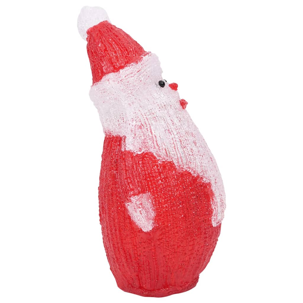 Vánoční Akrylový Santa S Led Vnitřní I Venkovní 28 Cm