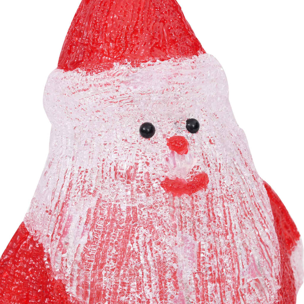 Vánoční Akrylový Santa S Led Vnitřní I Venkovní 28 Cm