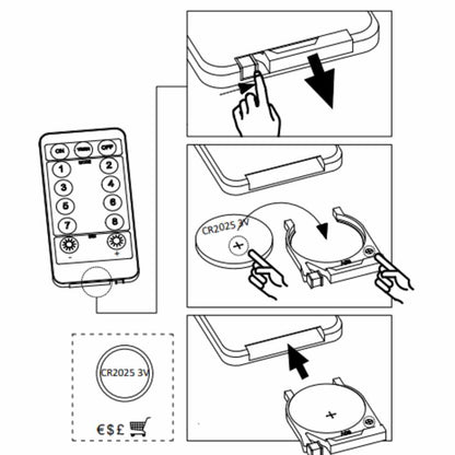 Pohádková Světla Hvězda A Měsíc Ovladač