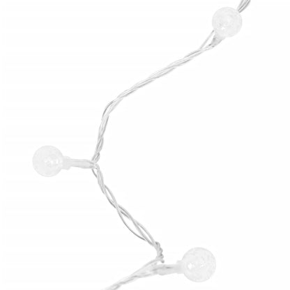 Světelný Řetěz Kulaté Žárovky 40M 400 Led Studený Bílý 8 Funkcí