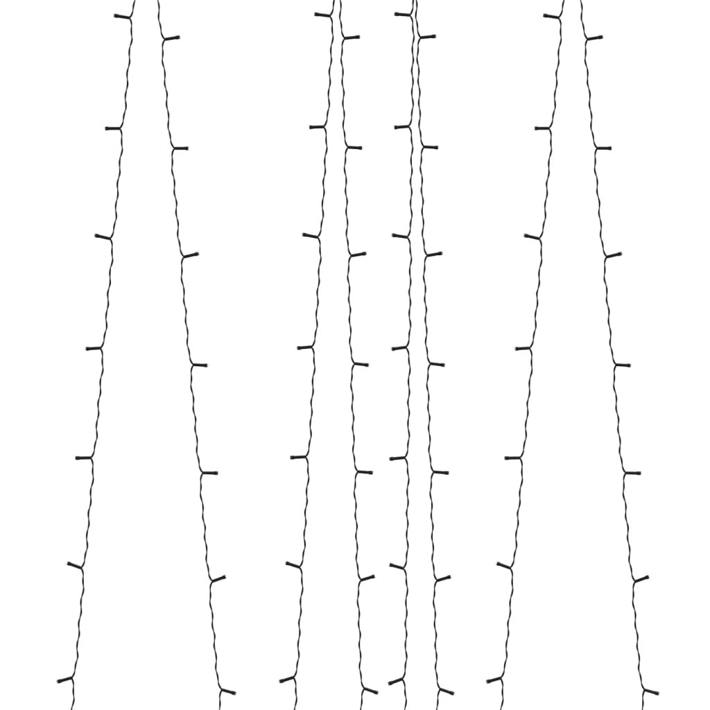 Solární Světelné Řetězy 2Ks 2X200 Led Pestrobarevné Dovnitř/Ven