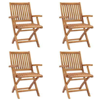 Skládací Zahradní Židle 6 Ks Masivní Teak