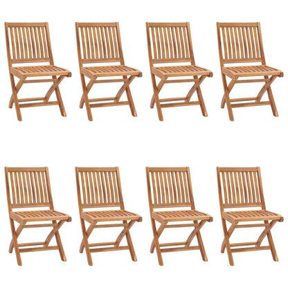 Skládací Zahradní Židle 6 Ks Masivní Teak