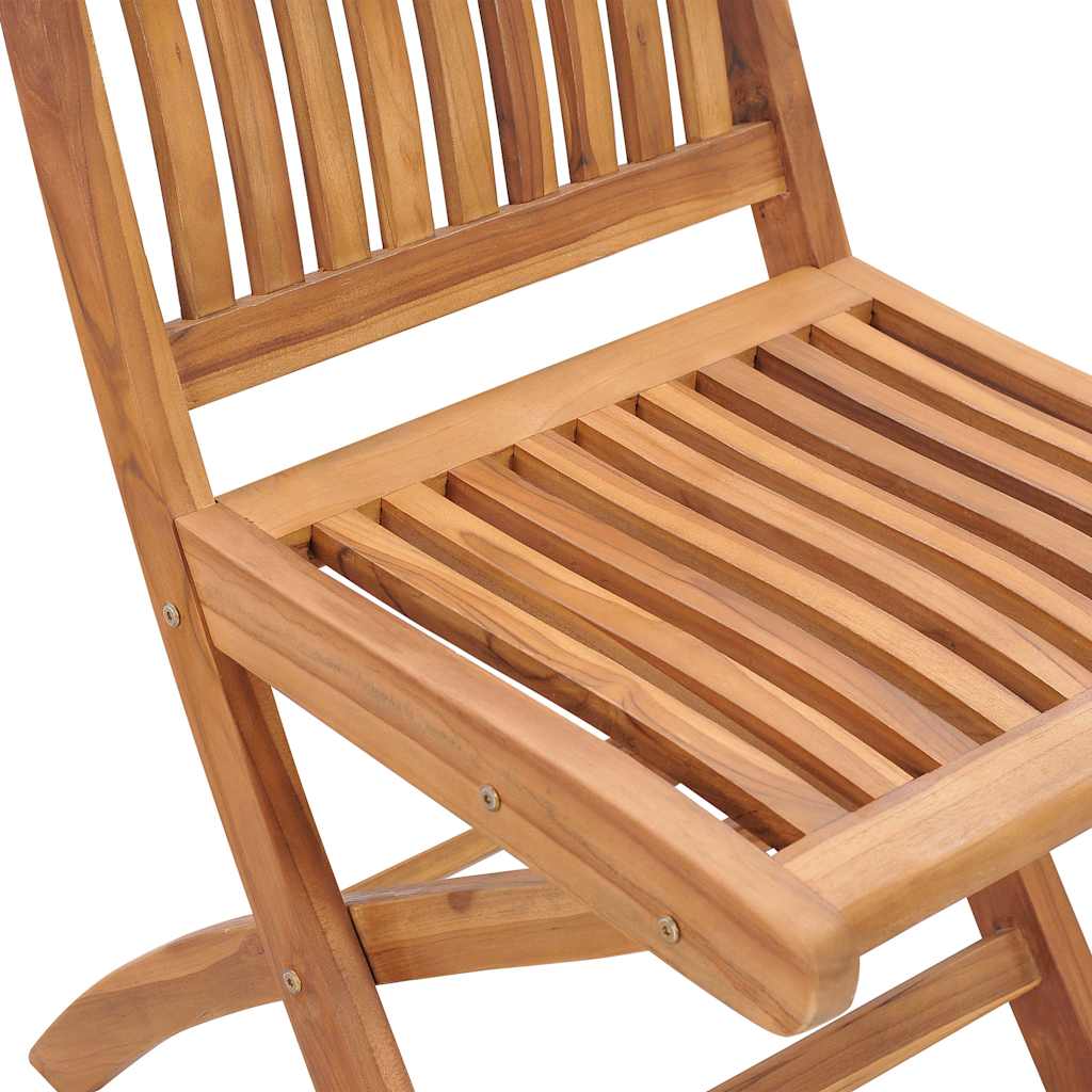 Skládací Zahradní Židle S Poduškami 8 Ks Masivní Teak Černá