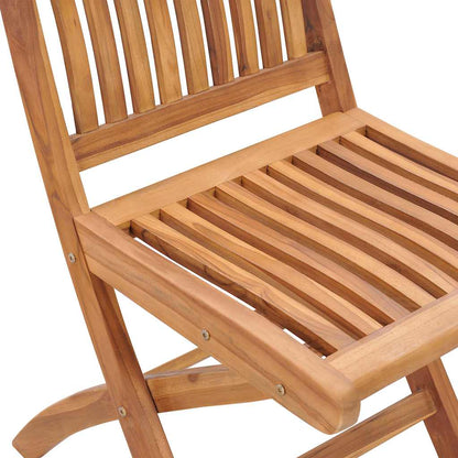 Skládací Zahradní Židle S Poduškami 8 Ks Masivní Teak Černá