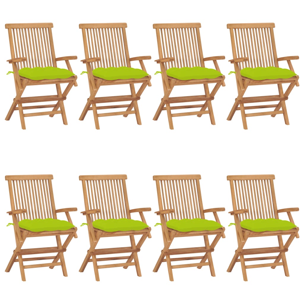 Zahradní Židle S Antracitovými Poduškami 6 Ks Masivní Teak