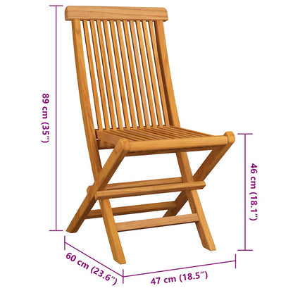 Zahradní Židle S Poduškami 8 Ks Masivní Teak