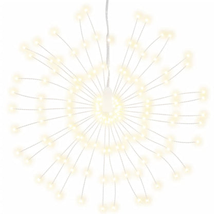 Venkovní Vánoční Ohňostroj Teplý Bílý 20 Cm 140 Led Diod