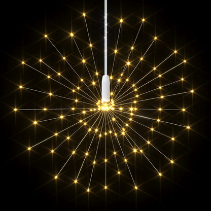 Venkovní Vánoční Ohňostroje 10 Ks Teplé Bílé 20 Cm 1 400 Led
