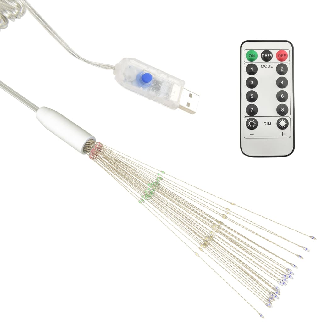 Venkovní Vánoční Ohňostroj 20 Cm 140 Led Diod