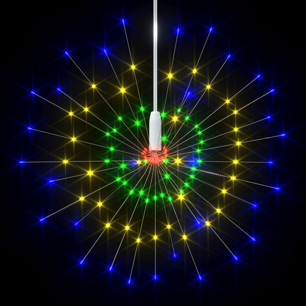 Venkovní Vánoční Ohňostroje 4 Ks Vícebarevné 20 Cm 560 Led Diod