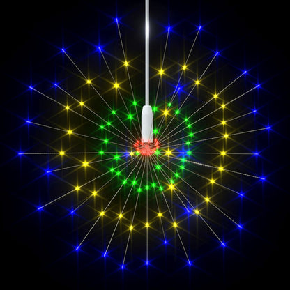 Venkovní Vánoční Ohňostroje 4 Ks Vícebarevné 20 Cm 560 Led Diod