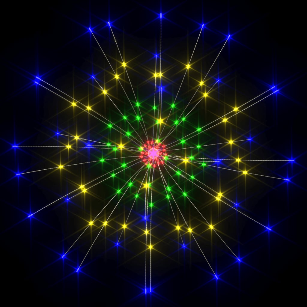 Venkovní Vánoční Ohňostroje 4 Ks Vícebarevné 20 Cm 560 Led Diod