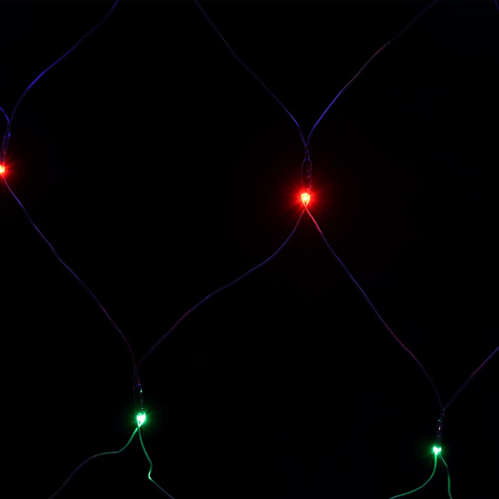 Vánoční Světelná Síť Barevná 3 X 3 M 306 Led Vnitřní I Venkovní