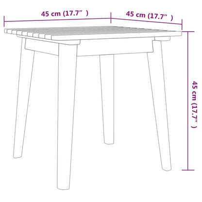 3Dílný Bistro Set Masivní Akáciové Dřevo