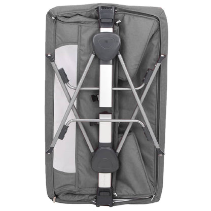 Dětská Postýlka S Matrací Lněná Tkanina