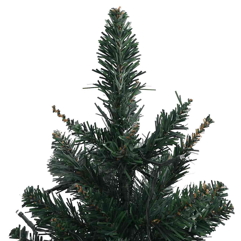 Vánoční Stromek S Led Osvětlením A Stojanem Zelený 60 Cm Pvc